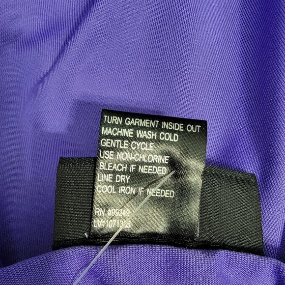 Maggie Barnes Top Plus Size 3X 26/28W Scoop Neck Short Sleeve Stretch Purple NWT - Picture 7 of 7